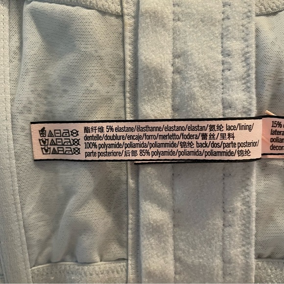 New! Victoria's Secret Dream Angels Pale Pastel Lace Corset Bra Top 22819 - Picture 11 of 15